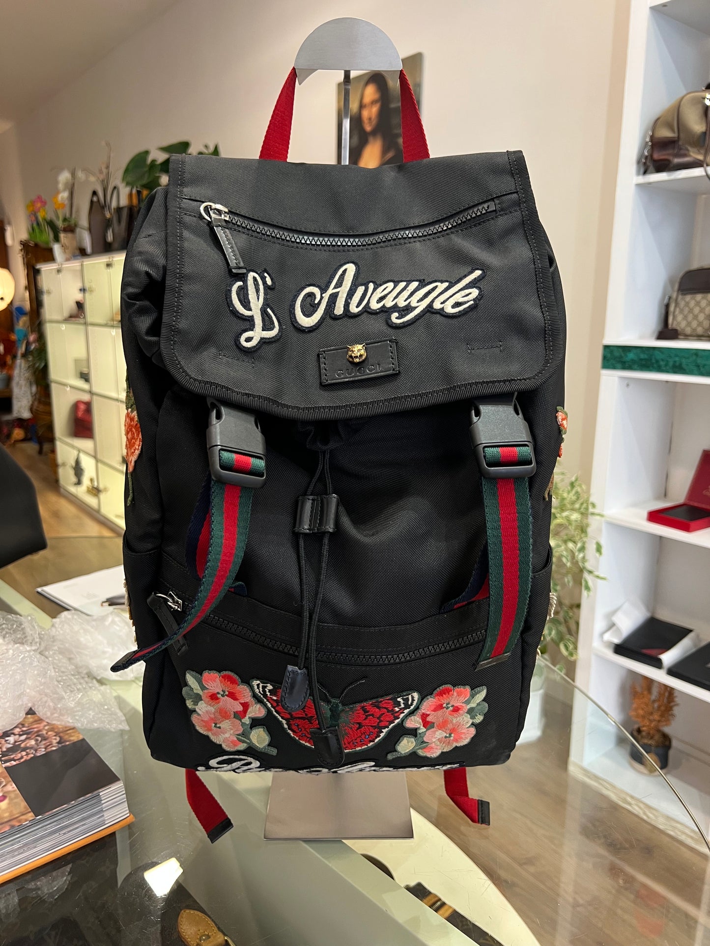Gucci Zaino L’Aveugle Par Amour Ricamato