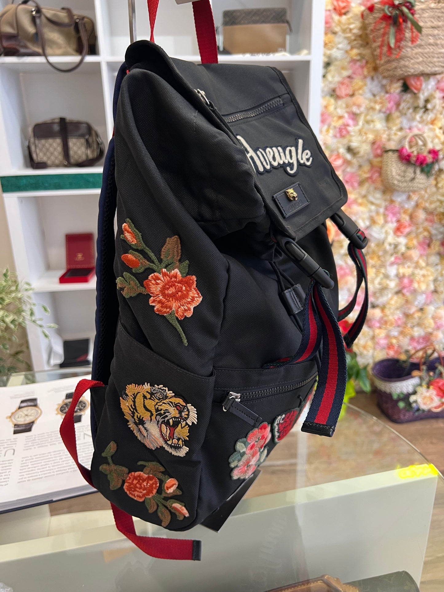 Gucci Zaino L’Aveugle Par Amour Ricamato