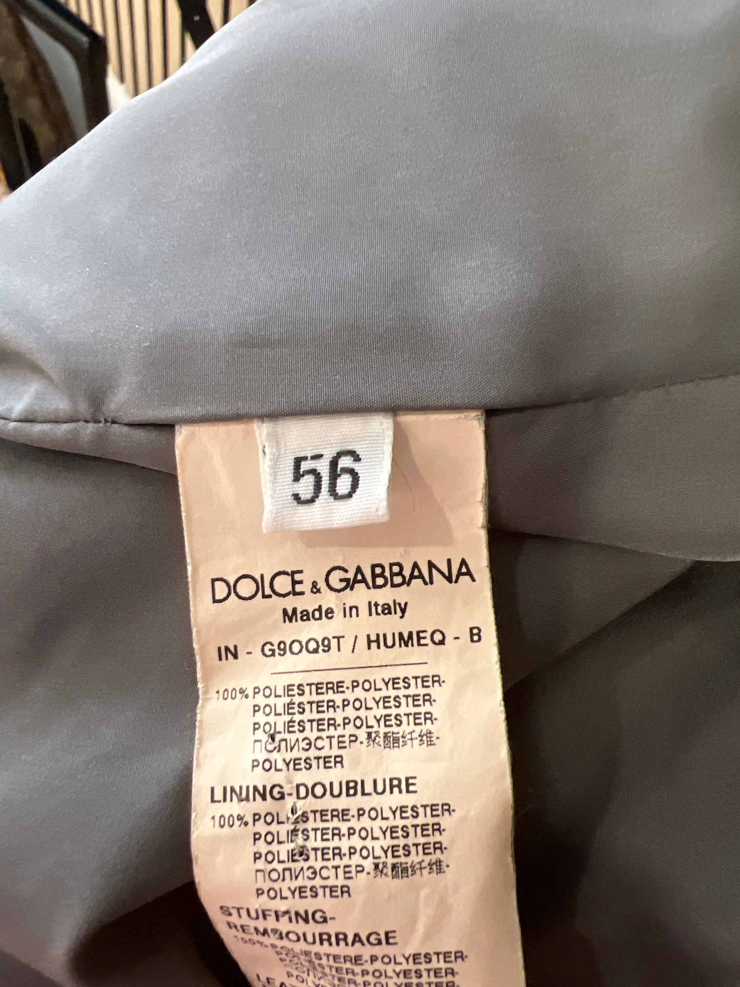 Gilet Dolce & Gabbana taglia 56