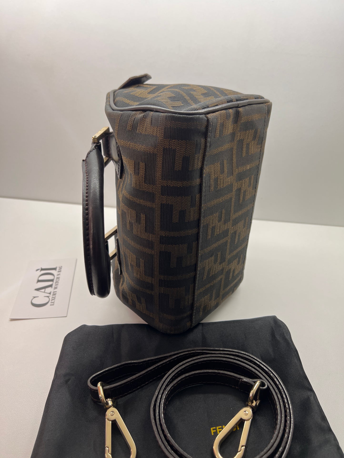 Fendi Mini Boston Bag Zucca Canvas - Eleganza e versatilità