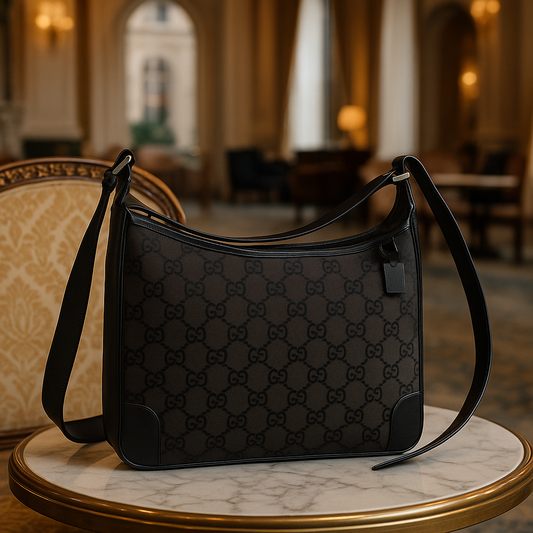 Gucci Hobo GG Nylon Marrone