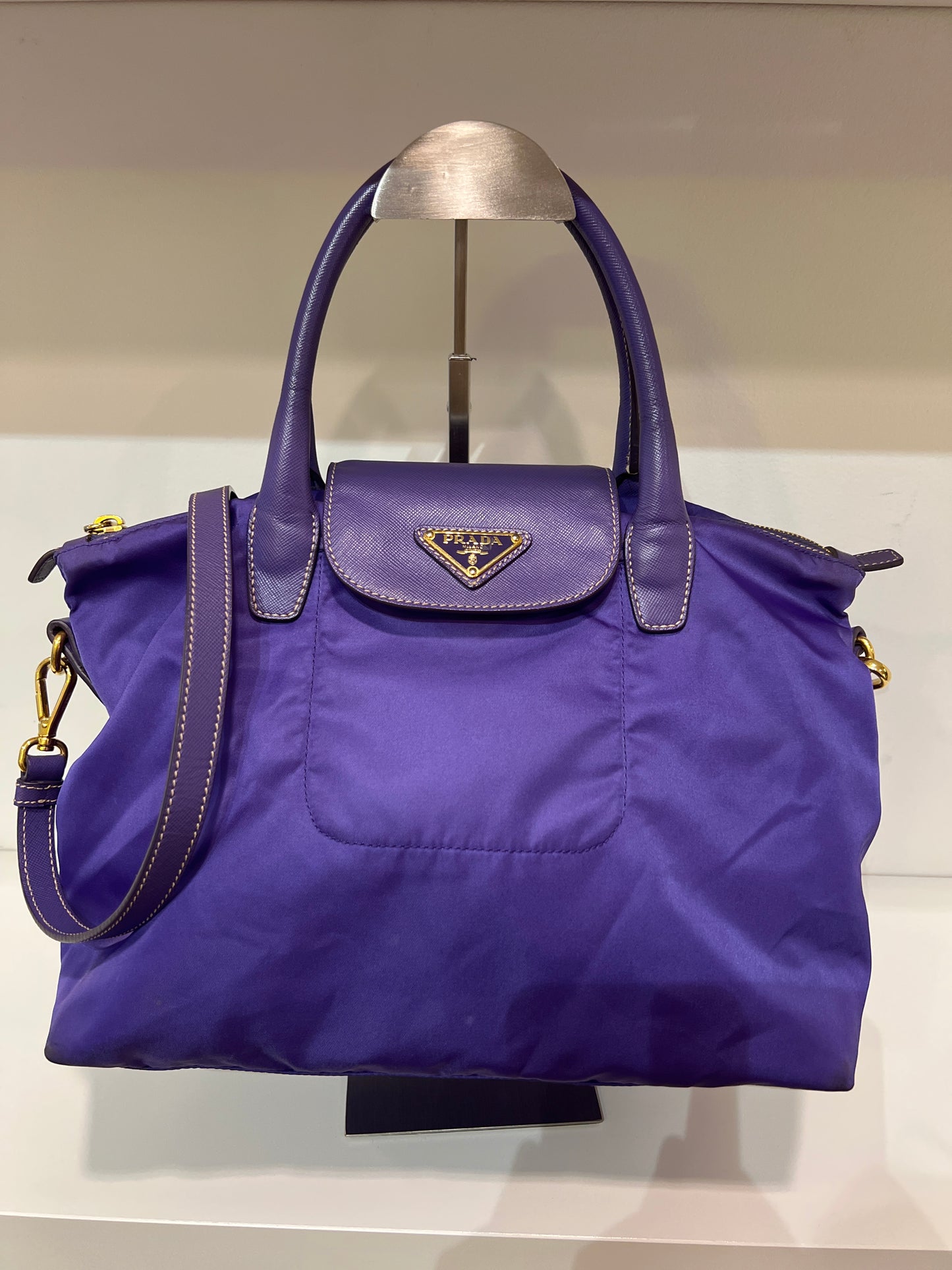 Prada Tote in Nylon Viola