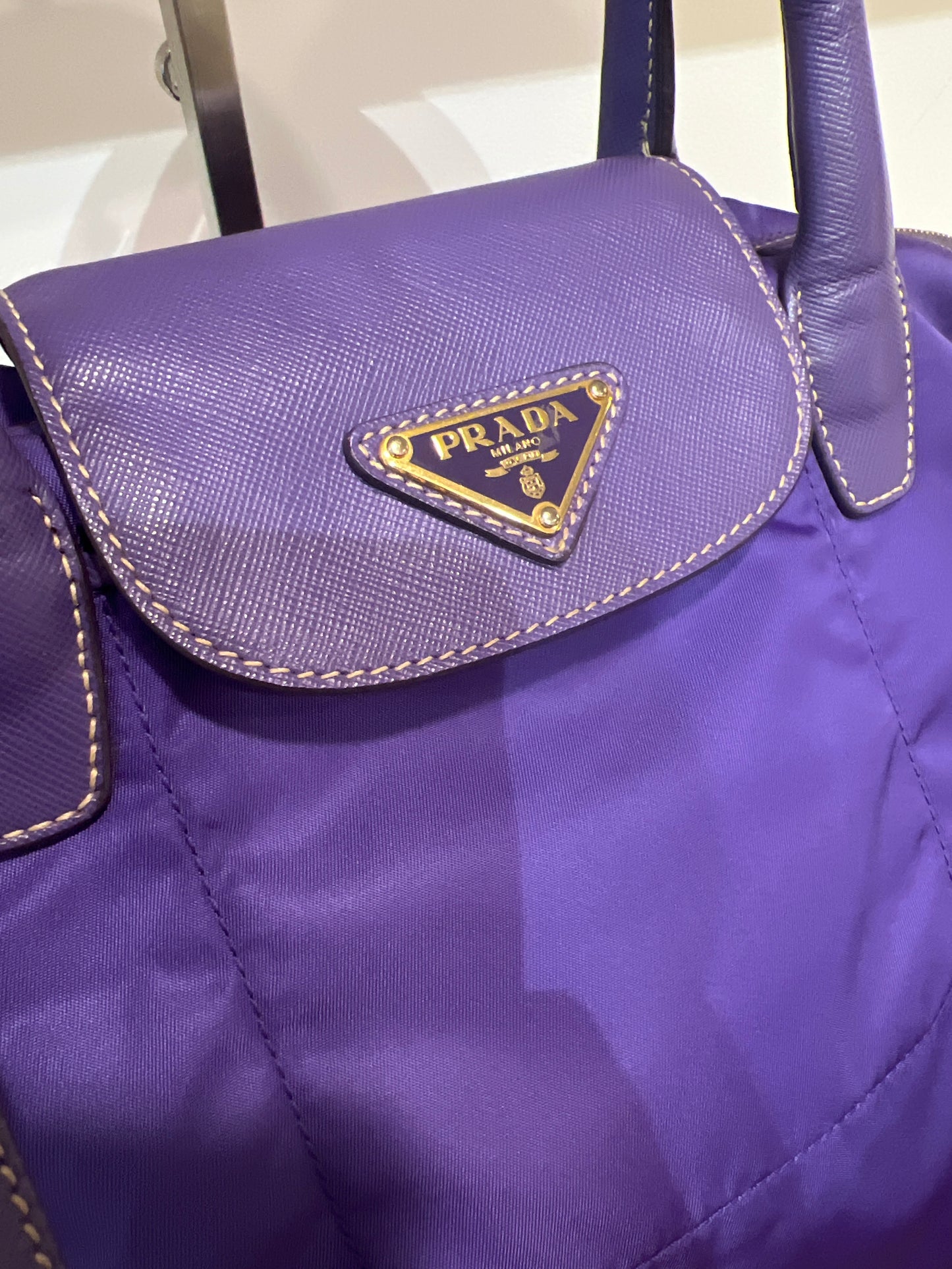 Prada Tote in Nylon Viola