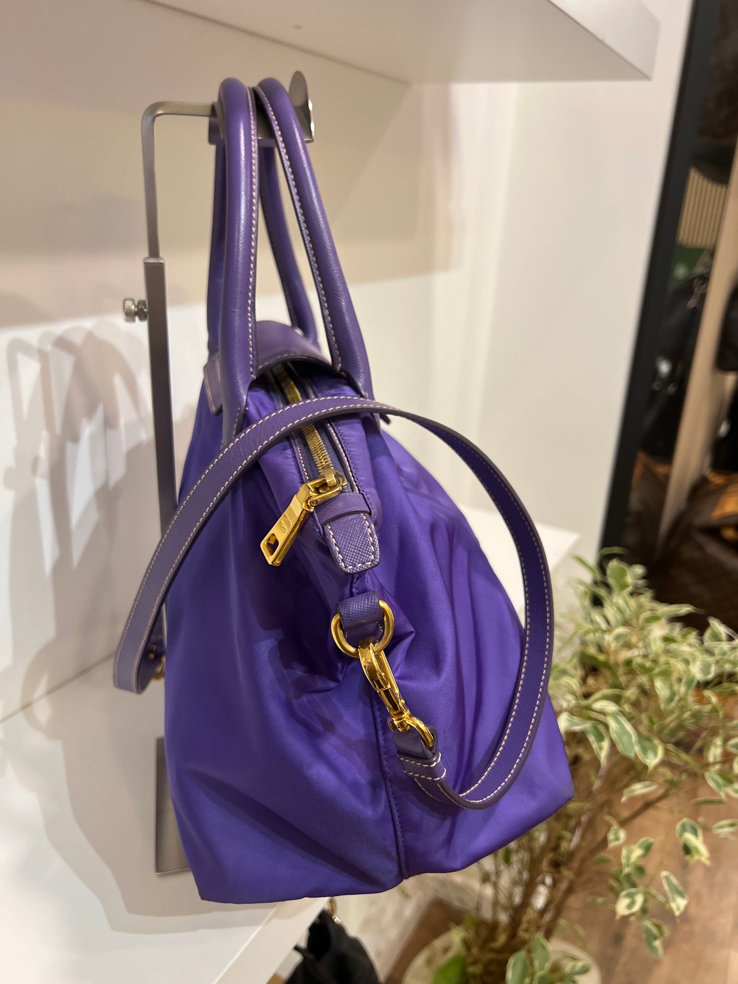 Prada Tote in Nylon Viola