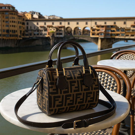 Fendi Mini Boston Bag Zucca Canvas - Eleganza e versatilità